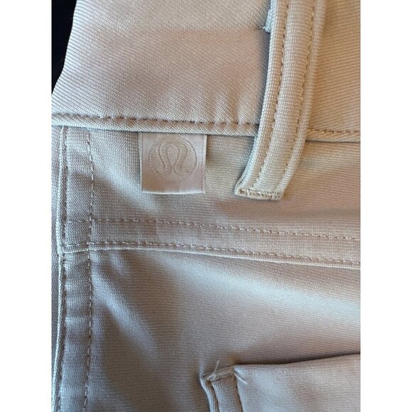 Lululemon Mens Beige Khaki ABC Pants Size 32 Casual Classic Fit - Picture 4 of 5